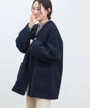 IENA ECOPEL 보아 하프 코트