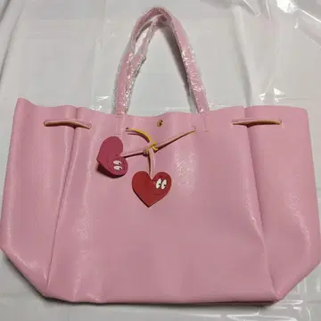 COLORS 핑크 바바파파 콜라보 토트백 택 포함