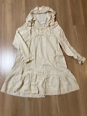 [ 핑크하우스 ] 아이보리 후드 부착 튜닉