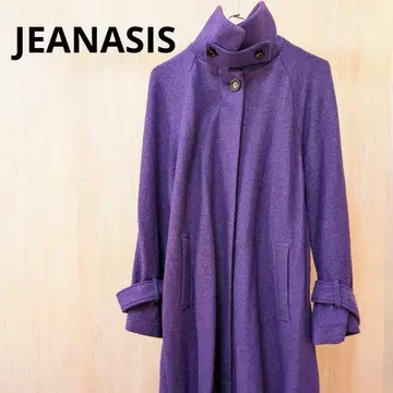 JEANASIS 스탠드 카라 롱 코트