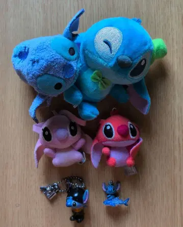 스티치 봉제 인형과 피규어 세트