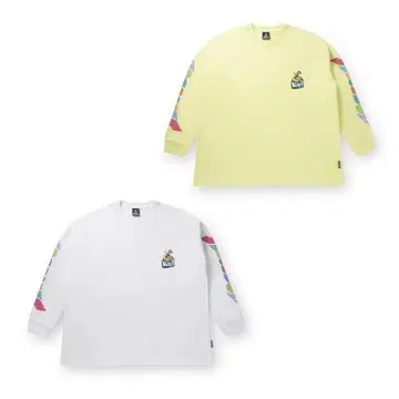 SLEEVE PRINT LONG T-SHIRT / S