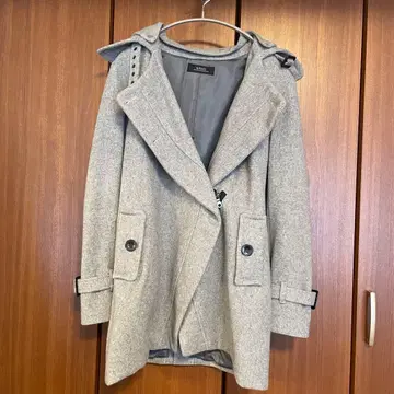 슬릭 SRIC 울 코트 그레이