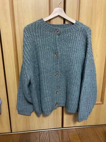 TEANY 차콜 그레이 가디건 38