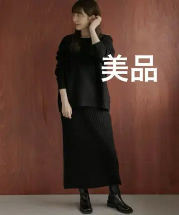 상의 x 스커트 니트 셋업