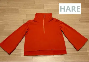HARE ZIP 하이넥 맨투맨 일본제