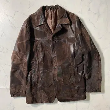 [ 새상품급 ] 토네이도 마트 테일러드 자켓 덧댄 패치워크 가죽