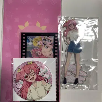 모모이 아이리 하피코레 복권 아크릴 스탠드 캔뱃지 파일