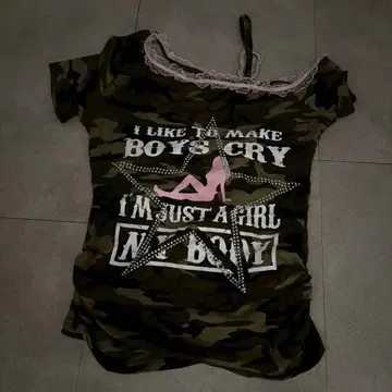 00s 락 카모플라쥬 별 grunge 레이스 헤이세이 갸루 y2k 펑크