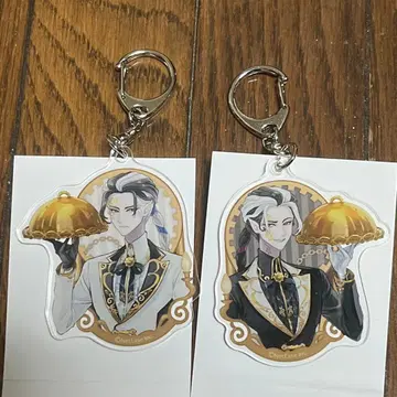 제5인격 스팀펑크 백흑무상 아크릴 키링