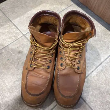RED WING 레드윙 27.5 브라운 가죽 하이컷 워크 부츠