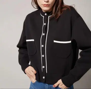 로페 ROPE 펄 버튼 가디건 38