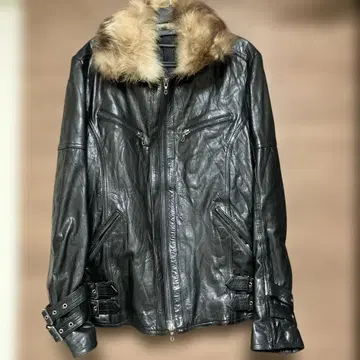 shellac cow 가죽 자켓