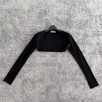 FOXEY NY 38 블랙 숏 볼레로 가디건