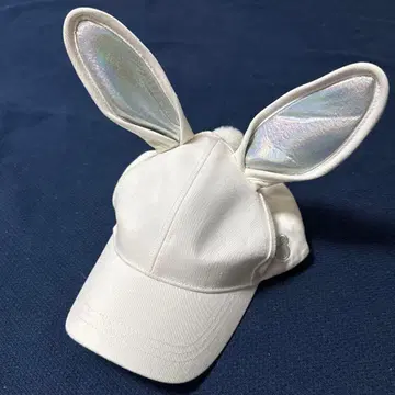 토끼 귀 달린 화이트 캡 디즈니 리조트