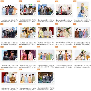 timelesz StealTheShow MV 재킷 사진 오프샷