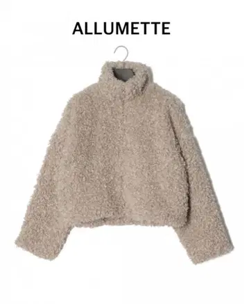 ALLUMETTE 그레이지 푸들 보아 숏 자켓