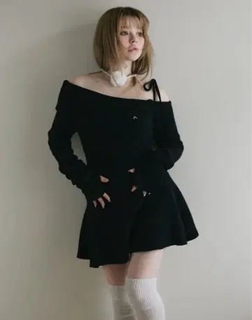 ANDMARY Wendy flare mini dress