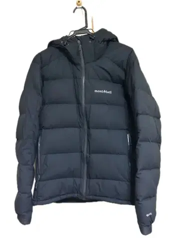 몽벨 파마로스트 라이트 다운 후드티 블랙