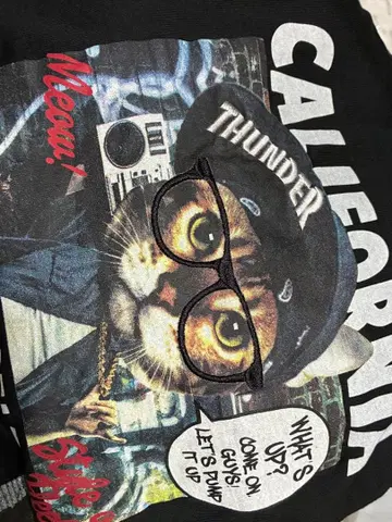 고양이 후드티 반팔 원피스 M 사이즈