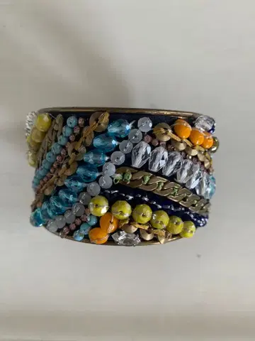 MEGAN PARK 미건 파크 비즈 뱅글 수작업 핸드메이드