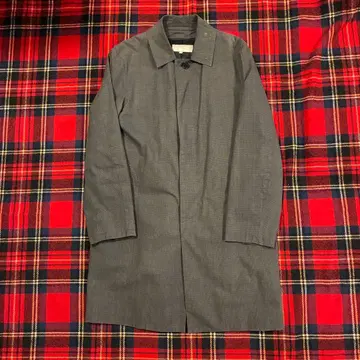 할인! MARGARET HOWELL 그레이 스텐카라 코트 L 일본제