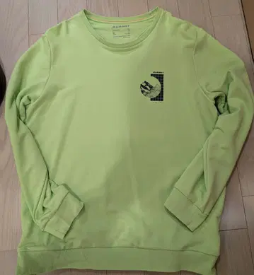 MAMMUT 라임 그린 트레이닝복 3XL