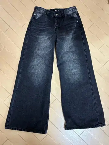 HARE 빈티지 가공 데님 팬츠