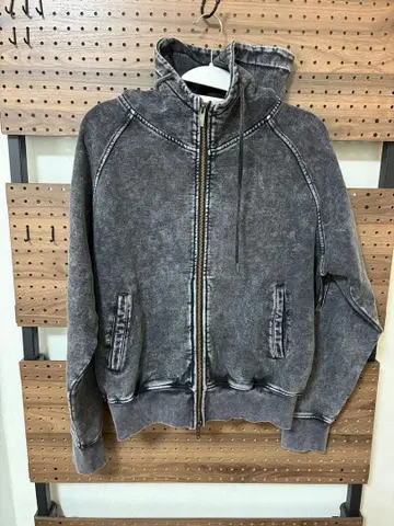 CLEL 헤비 웨이트 스탠드넥 지퍼 후드티