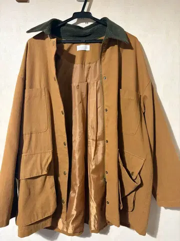 브라운 코튼 자켓