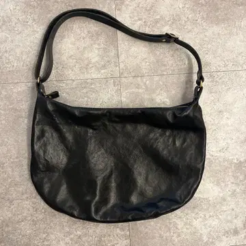 새상품급 헤르츠 오르간 organ 천연 가죽 가죽 숄더백 블랙