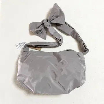 [ SPRUCE ] 디소 리본 숄더백 경량 그레이 리본 길이 조절 가능