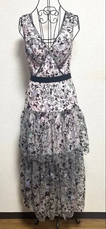 self-portrait 롱 원피스