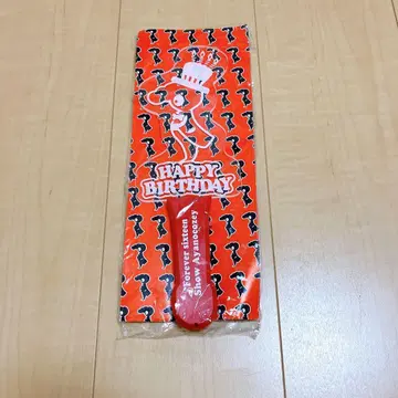 생일용 응원봉 빨간색 캐릭터 포함