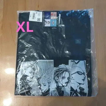 유니클로 T셔츠 XL 야자와 아이 NANA 블랙 반팔