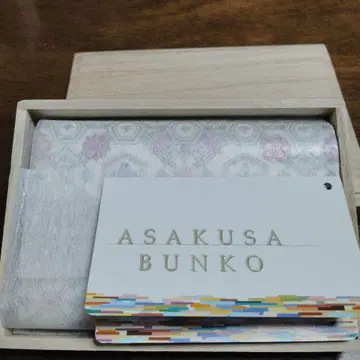 아사쿠사 문고 명함지갑 카드 홀더 하나비시 패턴