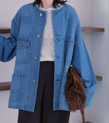 저널 스탠다드 데님 커버올 데님 자켓