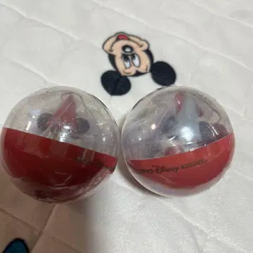 릴린린 캡슐 토이 파랑 빨간색 2개 세트 미사용 새상품 캡슐 없음