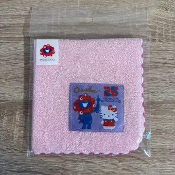 오사카 간사이 만박 EXPO2025 미야쿠미야쿠 키티 미니 타월 손수건