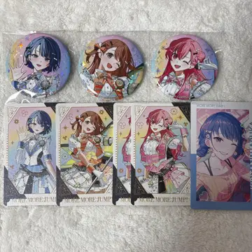 프로세카 모어모어점프 감사제 캔뱃지 그리팅 카드 묶음 판매