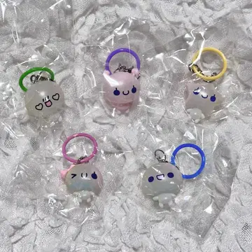 푸쿠푸쿠 아와와짱 코론토 클리어 메지루시 참 5개 세트