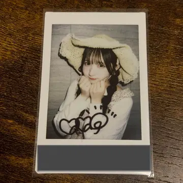 오가와 나나코 친필 사인 폴라로이드