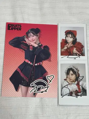 츠키아시 아마네 사인 폴라로이드 세트