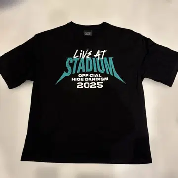 officialdism 2025 스타디움 T셔츠 히게단 M
