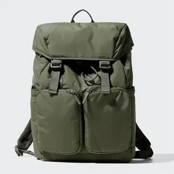 멀티 포켓 백팩 올리브