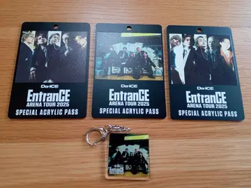 Da-iCE EntranCE 2025 아크릴 패스 3개 키링 1개 세트