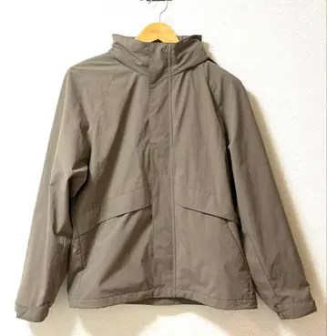 유니클로 UNIQLO 윈드프루프 스탠드 블루종 브라운 M