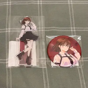 비추면 안 되는 얼굴 쿠지 이오 캔뱃지 아크릴 스탠드 세트