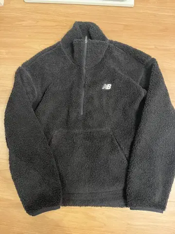 뉴발란스 하이드로 플리스 풀오버 XS 블랙