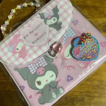 [ 새상품 ] 산리오 열쇠 씰 컬렉션 백 씰북 마이멜로디 쿠로미